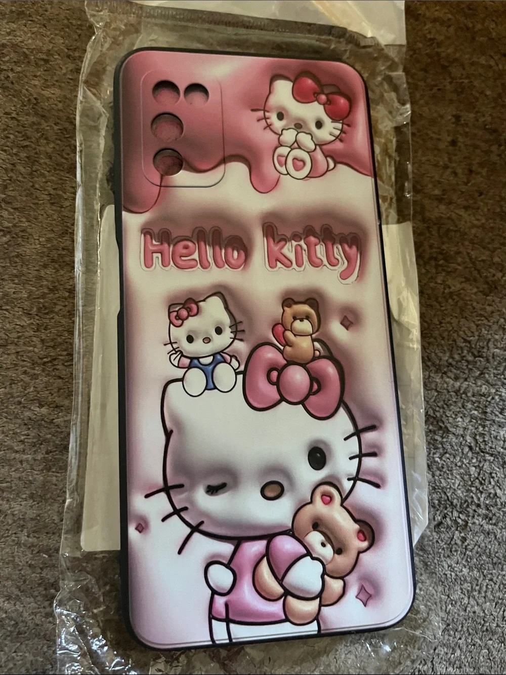 Sanrio Hello Kitty Pink and White Soft Cartoon Phone Case